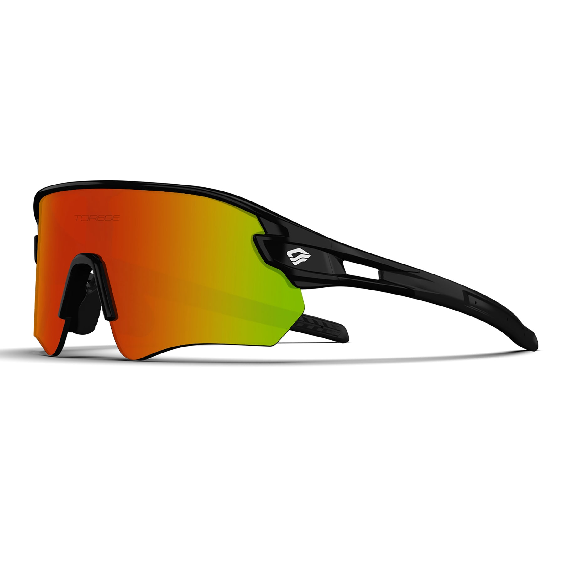 Wild Heart Ultra Lightweight Sports Sunglasses for Men & Women with Lifetime Warranty - Ideal for Cycling, Hiking, Fishing, Golf & Running - Black