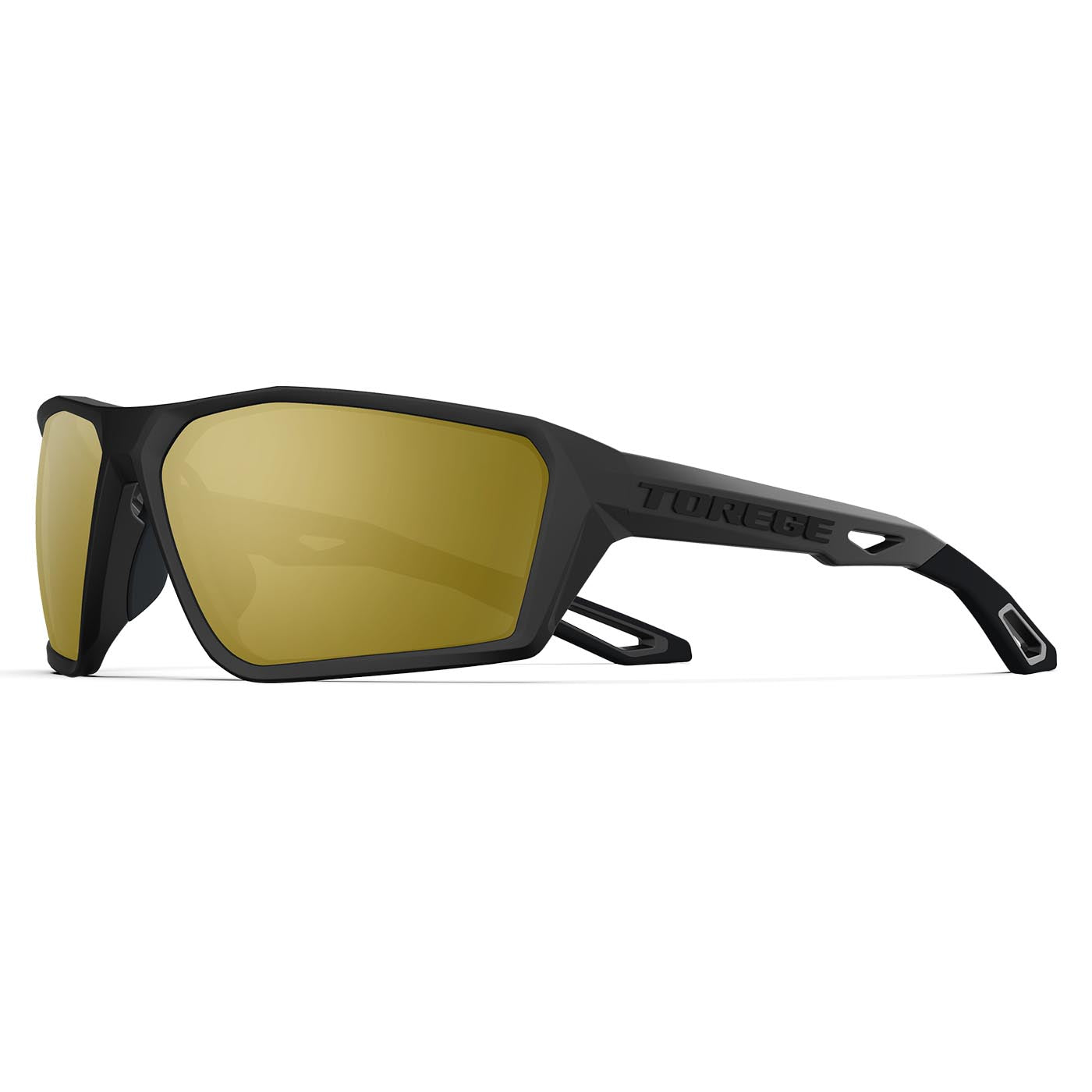 golden goggles Golden Capybara Wraparound Sports Polarized Sunglasses With Lifetime Warranty - Flexible Frame for Men & Women - Ideal for Cycling, Running, Driving, Fishing & Mountaineering
