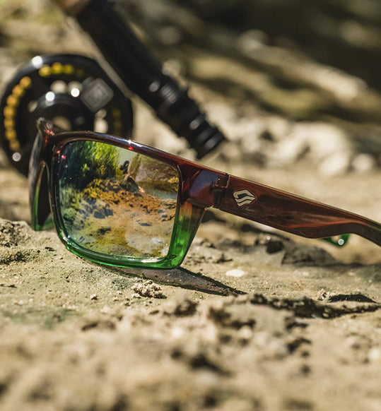 TOREGE Sports Polarized Sunglasses For Men Women Flexible Frame Cycling Running Driving Fishing Mountaineering Trekking Glasses TR24(Matte Blown Sand