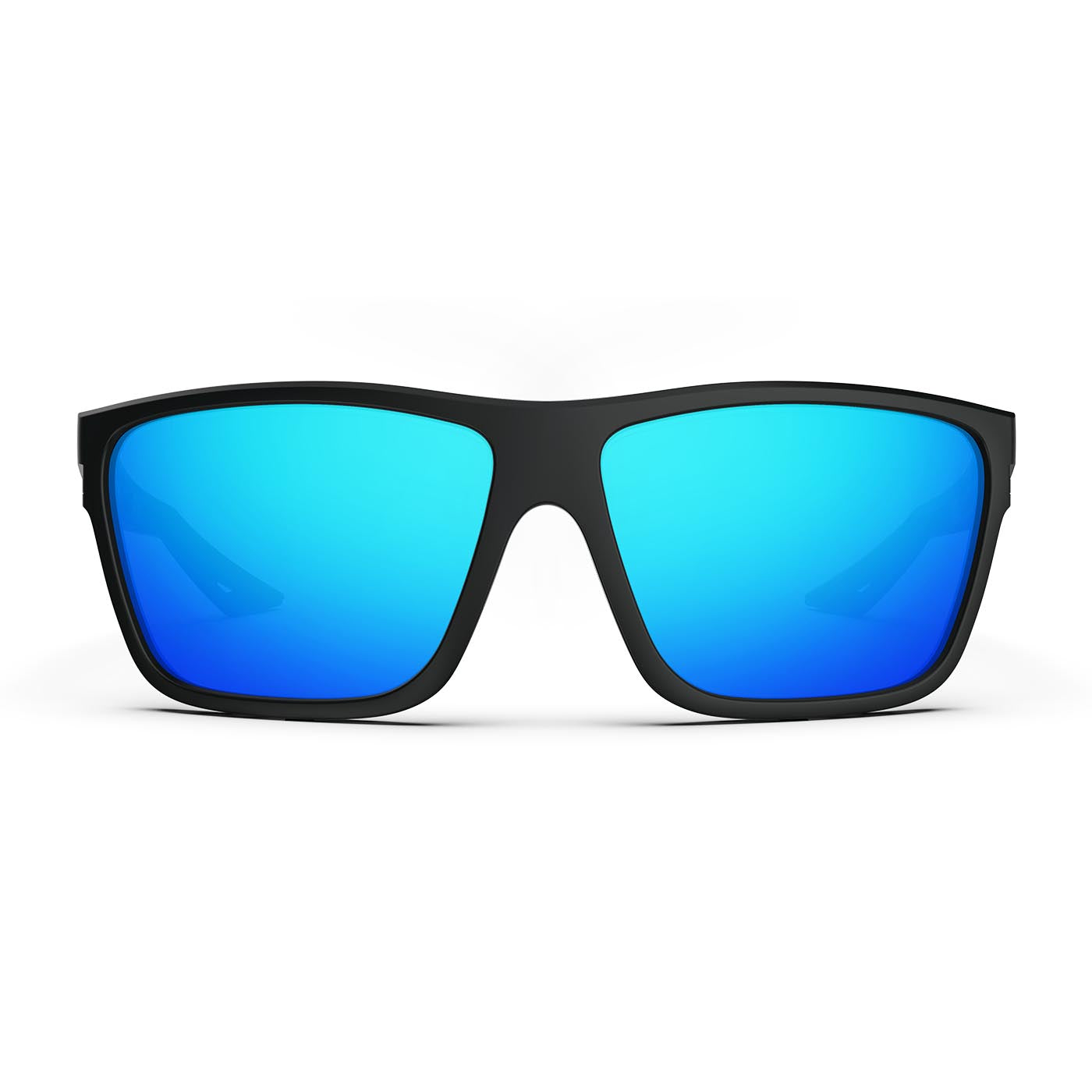 Icebreaker Sports Polarized Sunglasses - Lifetime Warranty - Men & Women  Glasses for Golf, Fishing, and More - Black Frame & Blue Lens