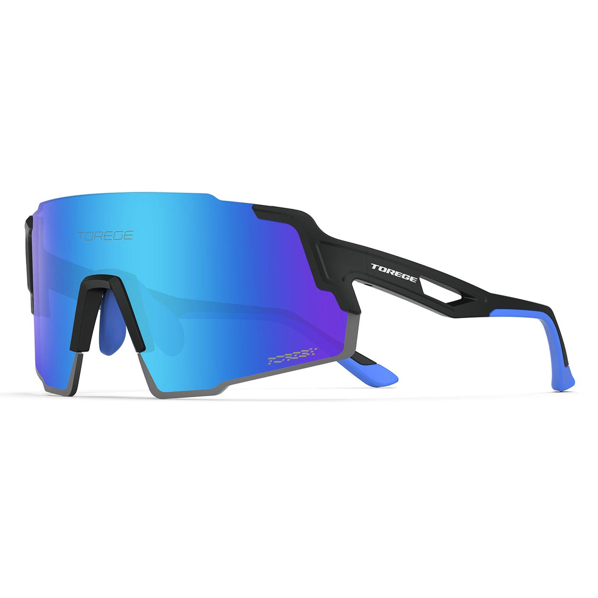 Blue Lightning Ultra Lightweight Sports Sunglasses for Men & Women with Lifetime Warranty- Perfect for Cycling, Hiking, Fishing, Golf, and Running 