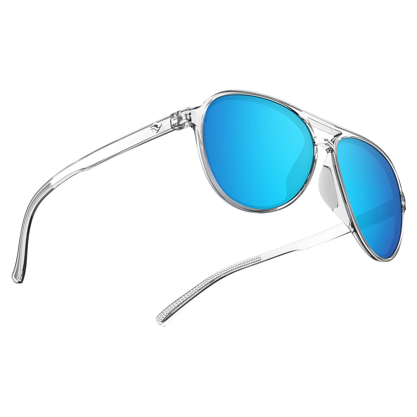 Crystal Sky Polarized Aviator Sunglasses for Men and Women - Lifetime Warranty - Perfect for Sports, Fishing, Boating, Beach, Golf & Driving 