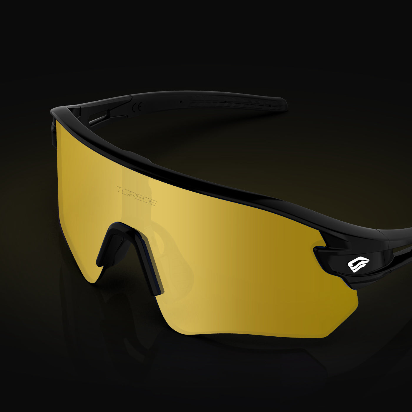 PRISMA イエロー サングラス prism-gold Ultra Lightweight Sports Sunglasses for Men & Women