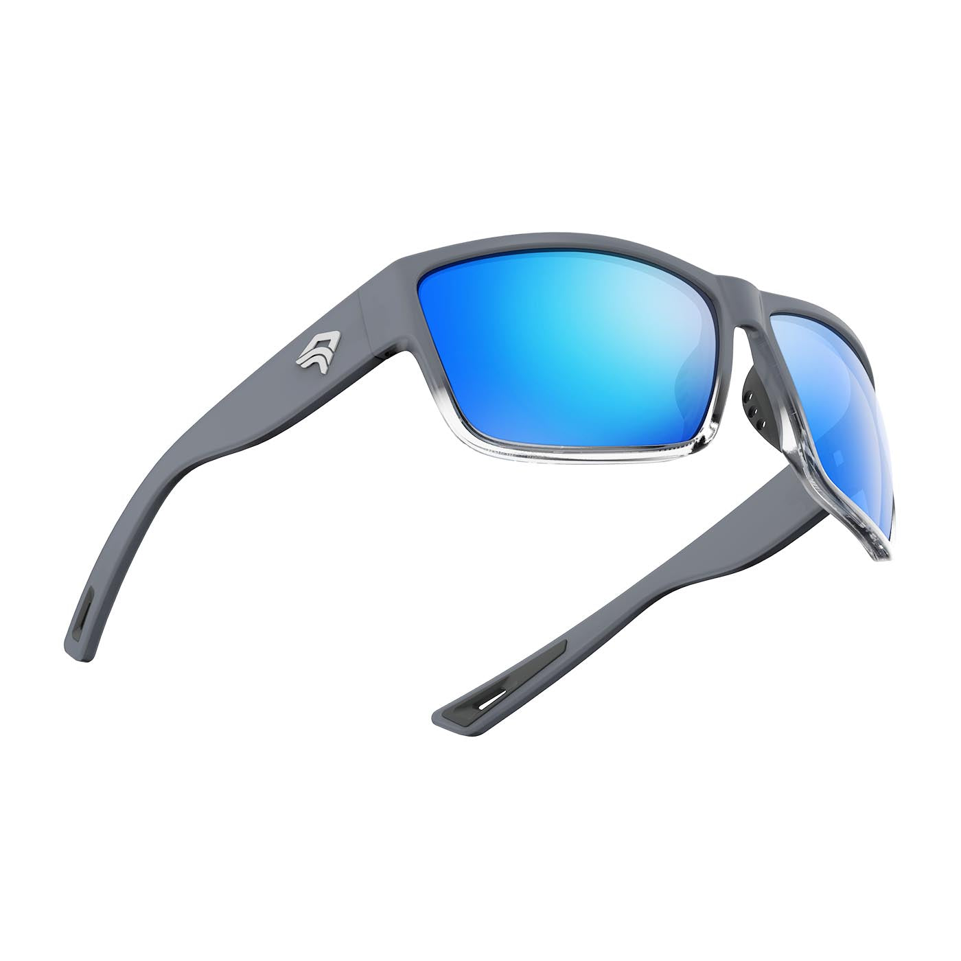 Pure Polarized Sports Sunglasses Ideal and Lifetime - Cycling, for Golf, Women with - Men and Ideal Transparent Matte Flexible - Frame Warranty and - for Adjustable Grey Running, Half To Fishing